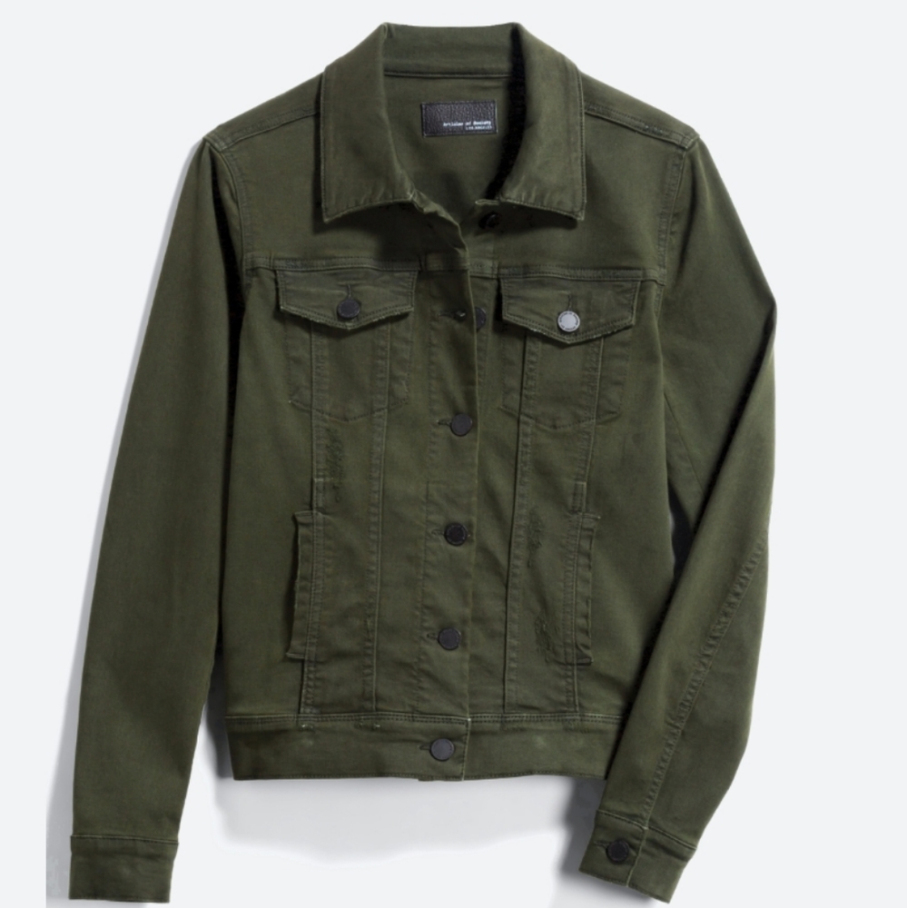 Articles of Society Shae Stretch Denim Jacket L